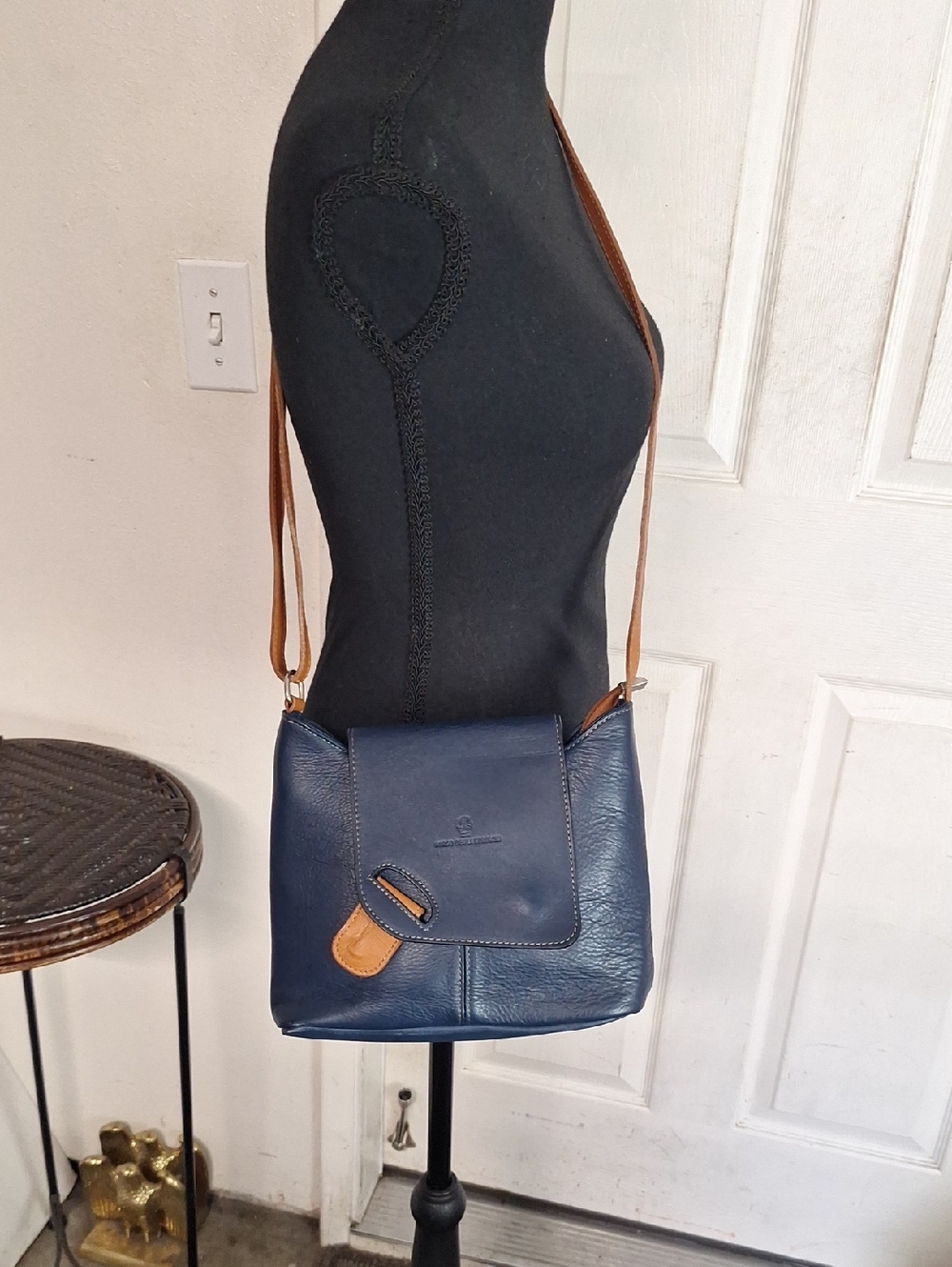 Borgo Degli Etruschi Italian Leather  Crossbody Bag
